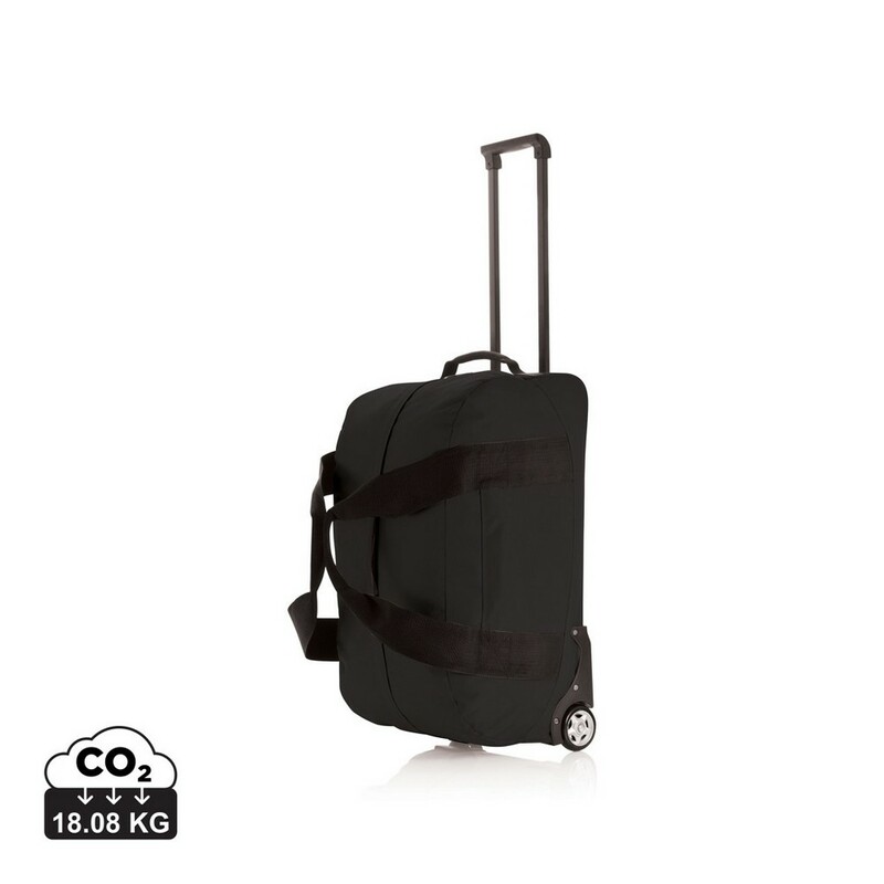 Weekendowa torba sportowa, podróżna na kółkach - czarna P790.001_S_0