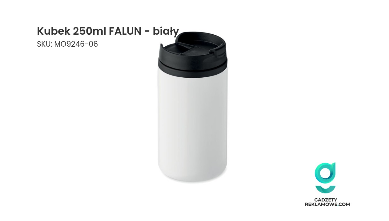 Kubek FALUN 250ml koloru białego