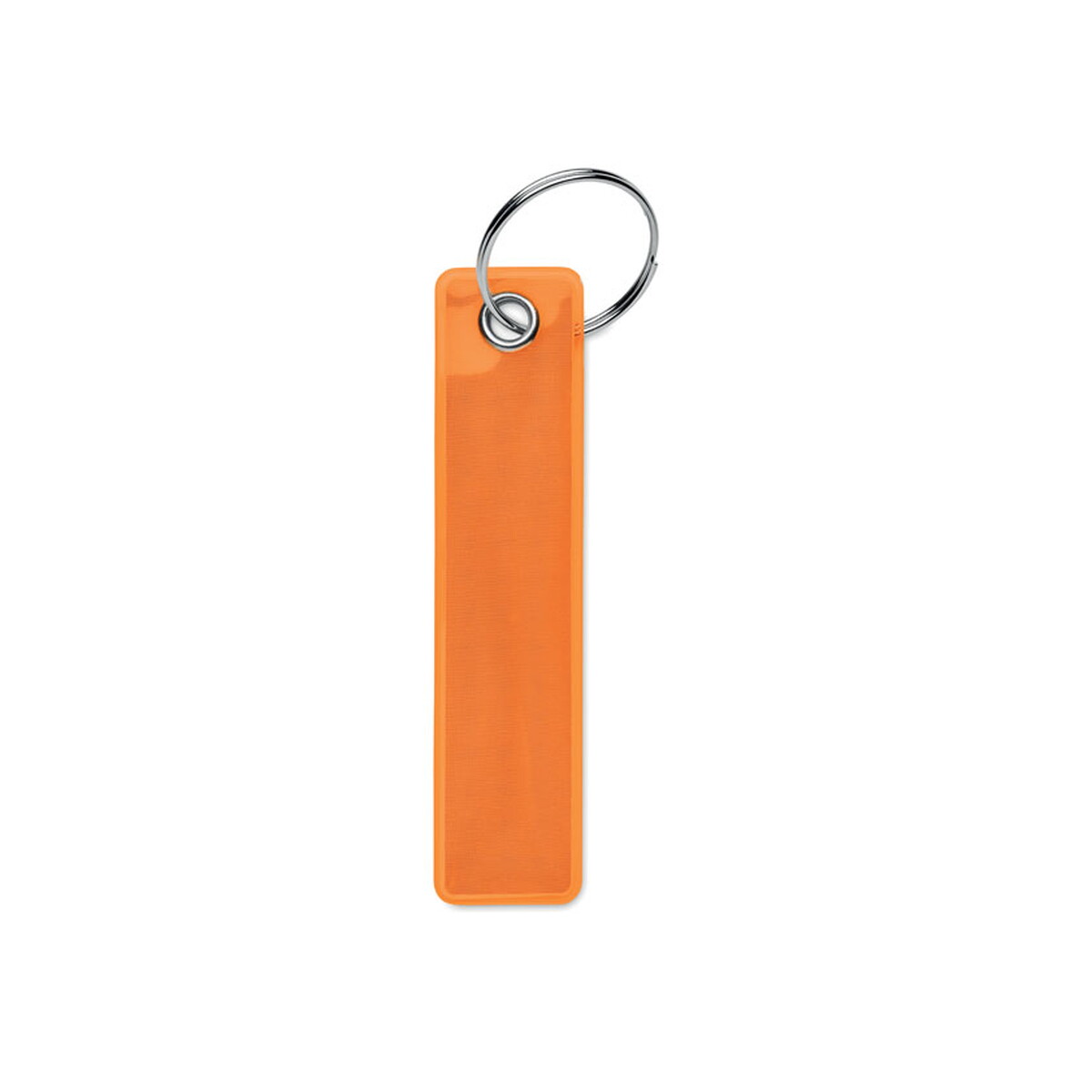 Odblaskowy brelok PVC KEYFLECT - fluorescencyjny pomarańczowy mo2626-71