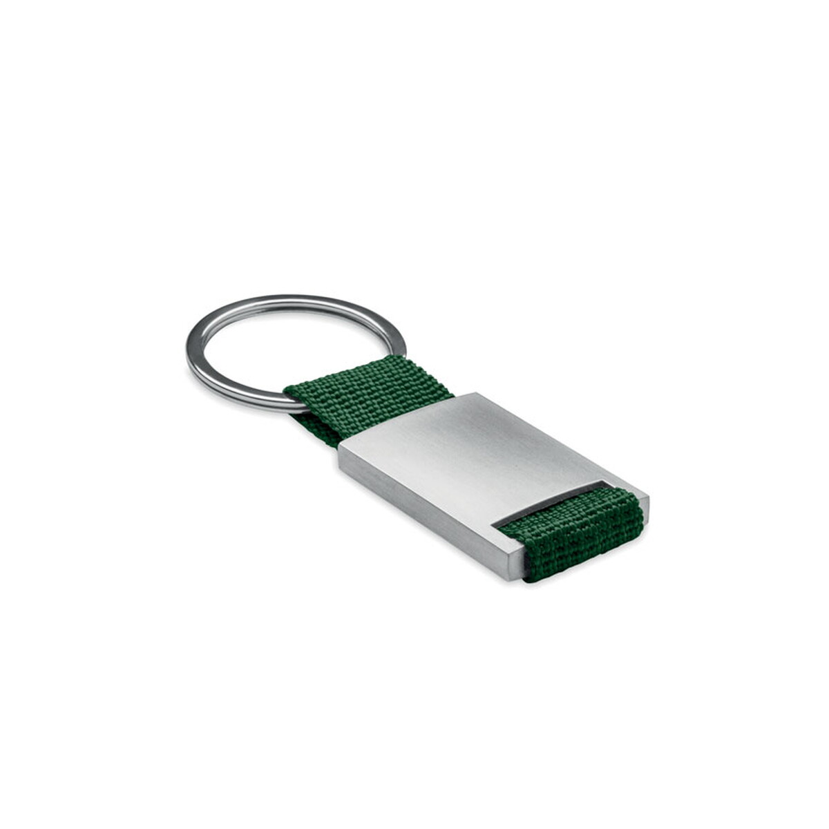 Prostokątny brelok TECH - ciemnozielony it3020-60