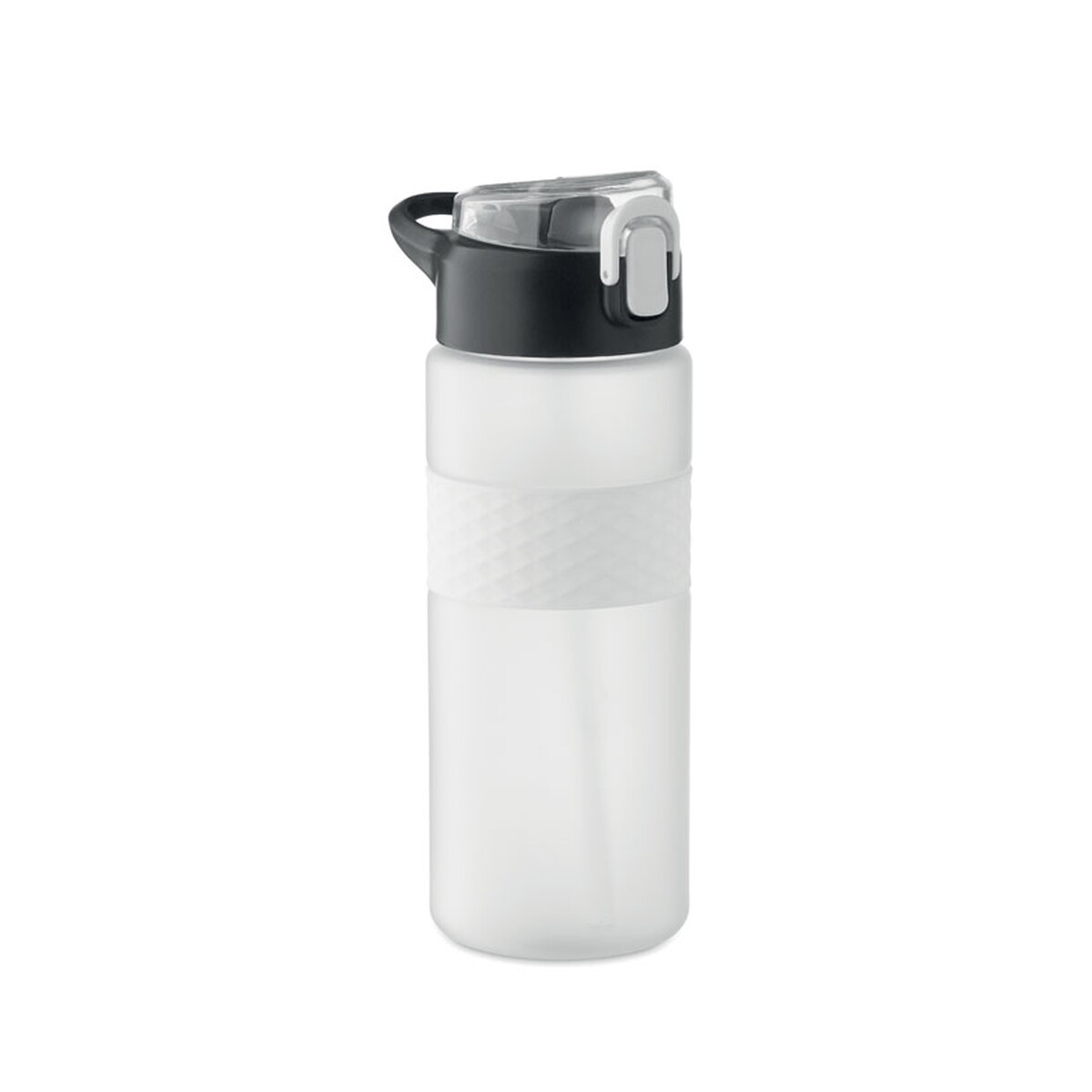Butelka do picia RPET 700 ml ISJFORDEN - przezroczysta biała mo2755-26