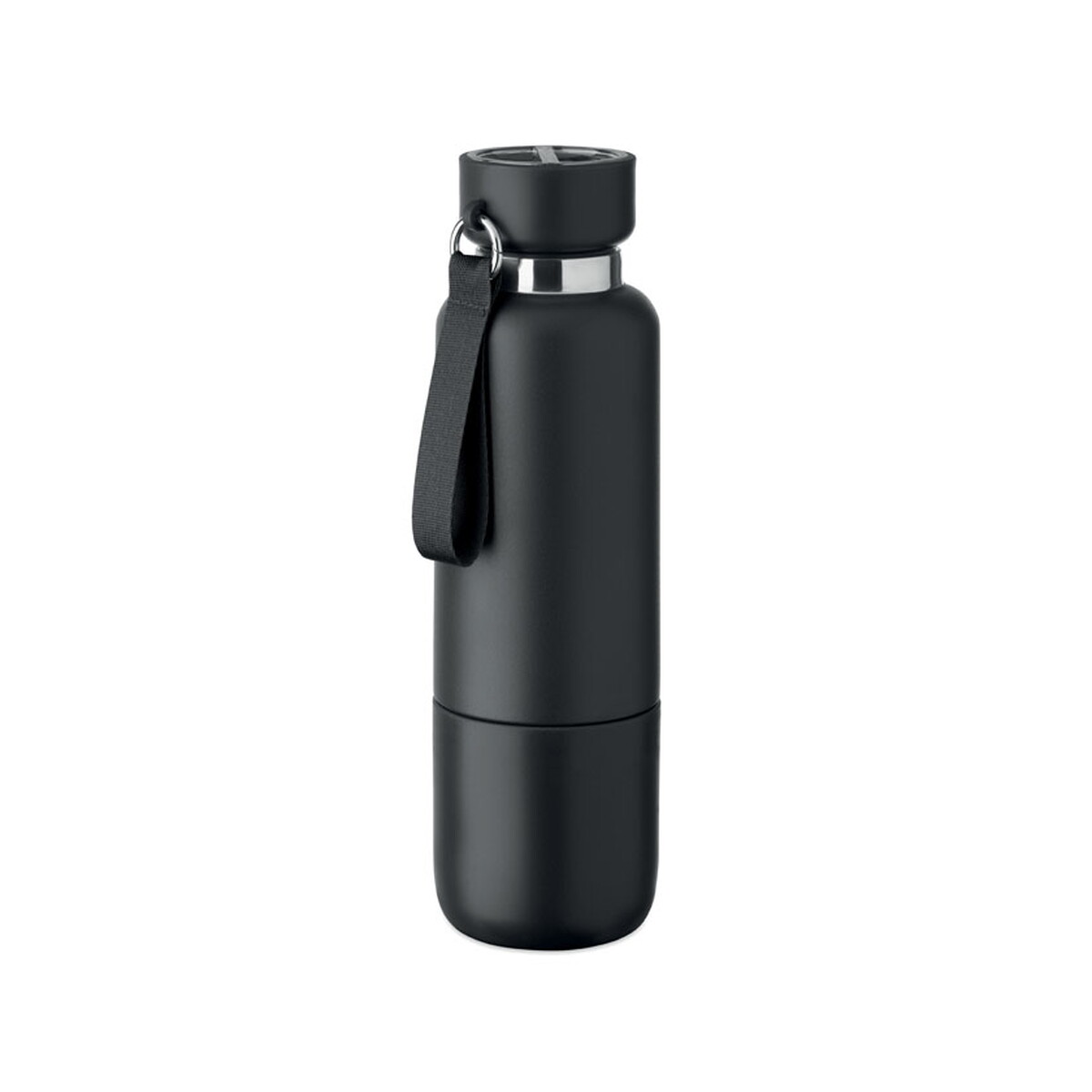 Butelka dwuścienna 500 ml NOEKA - czarna mo2716-03