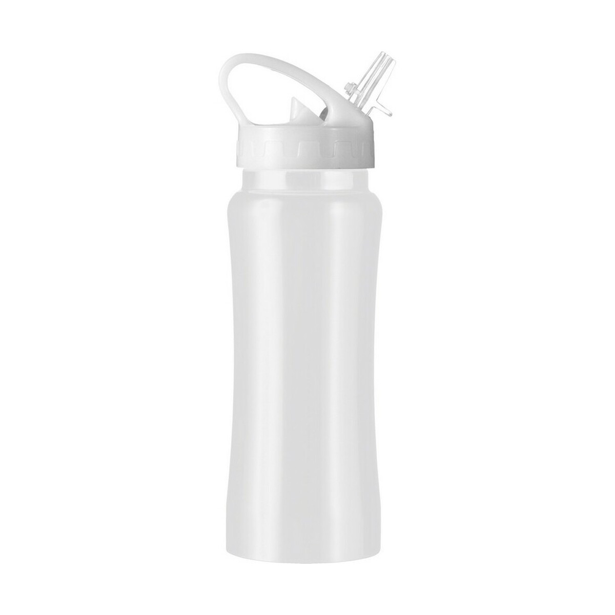 Butelka sportowa 600 ml - biała V4656-02_AAA01
