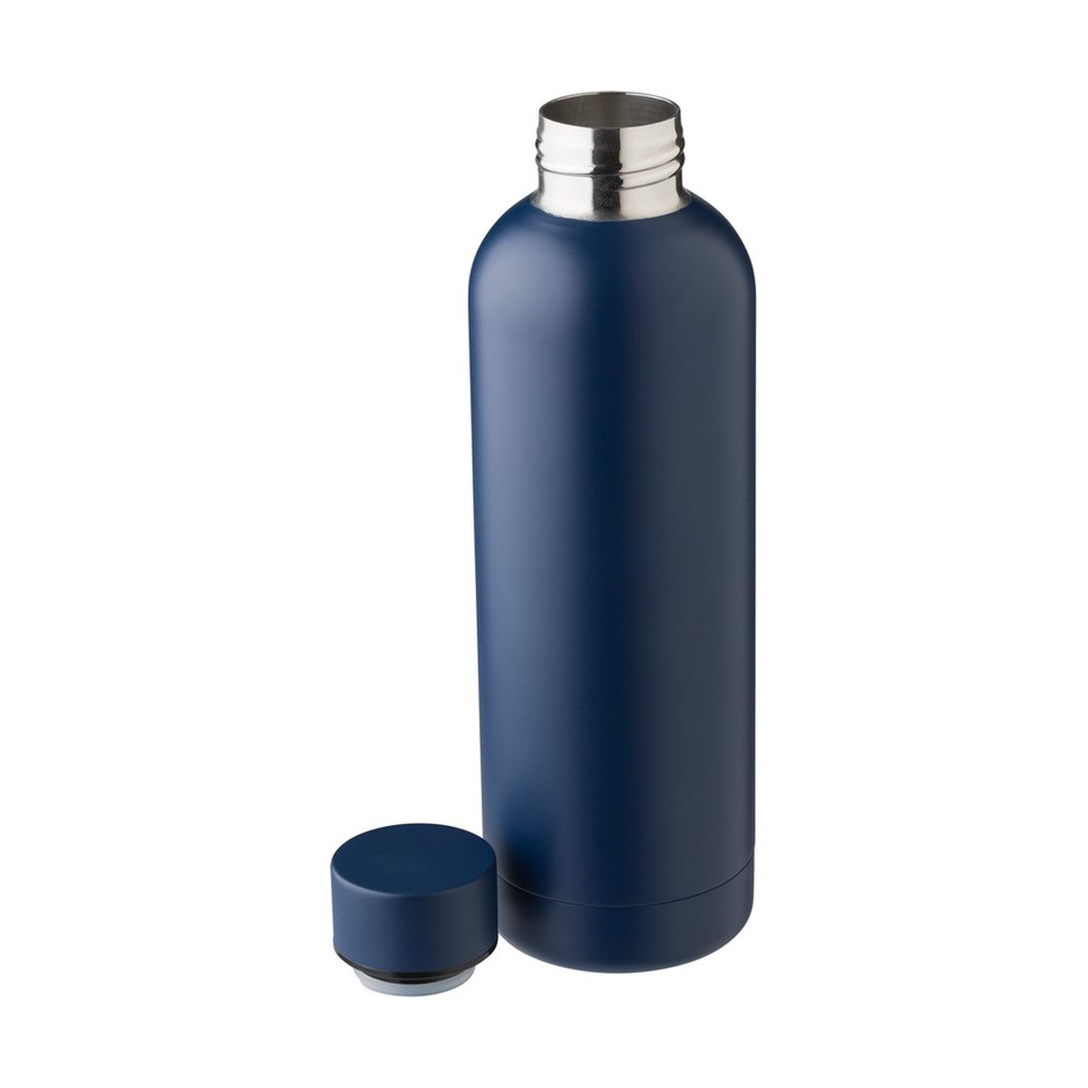 Butelka termiczna 500 ml ze stali nierdzewnej z recyklingu - granatowa V1177-04_AAA01
