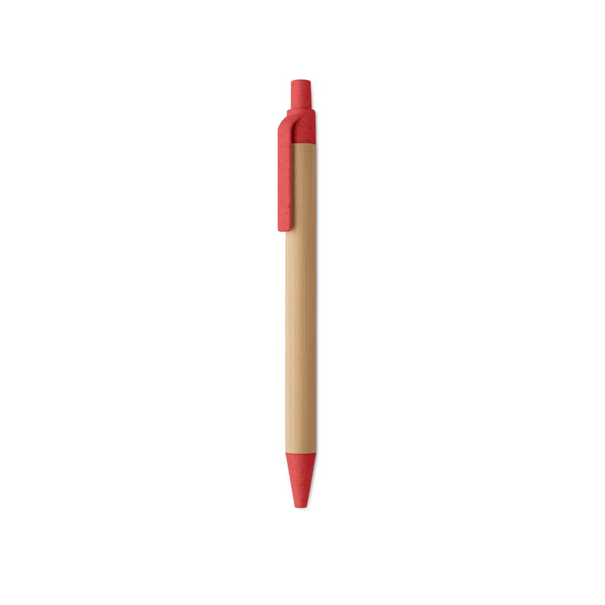 Długopis bambusowy ITEA COLOUR - czerwony mo2635-05