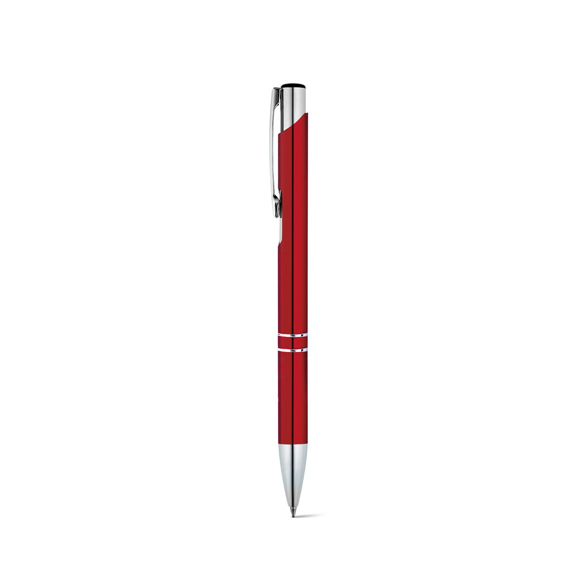 BETA BK. Aluminiowy długopis z klipsem - Czerwony 81165_105