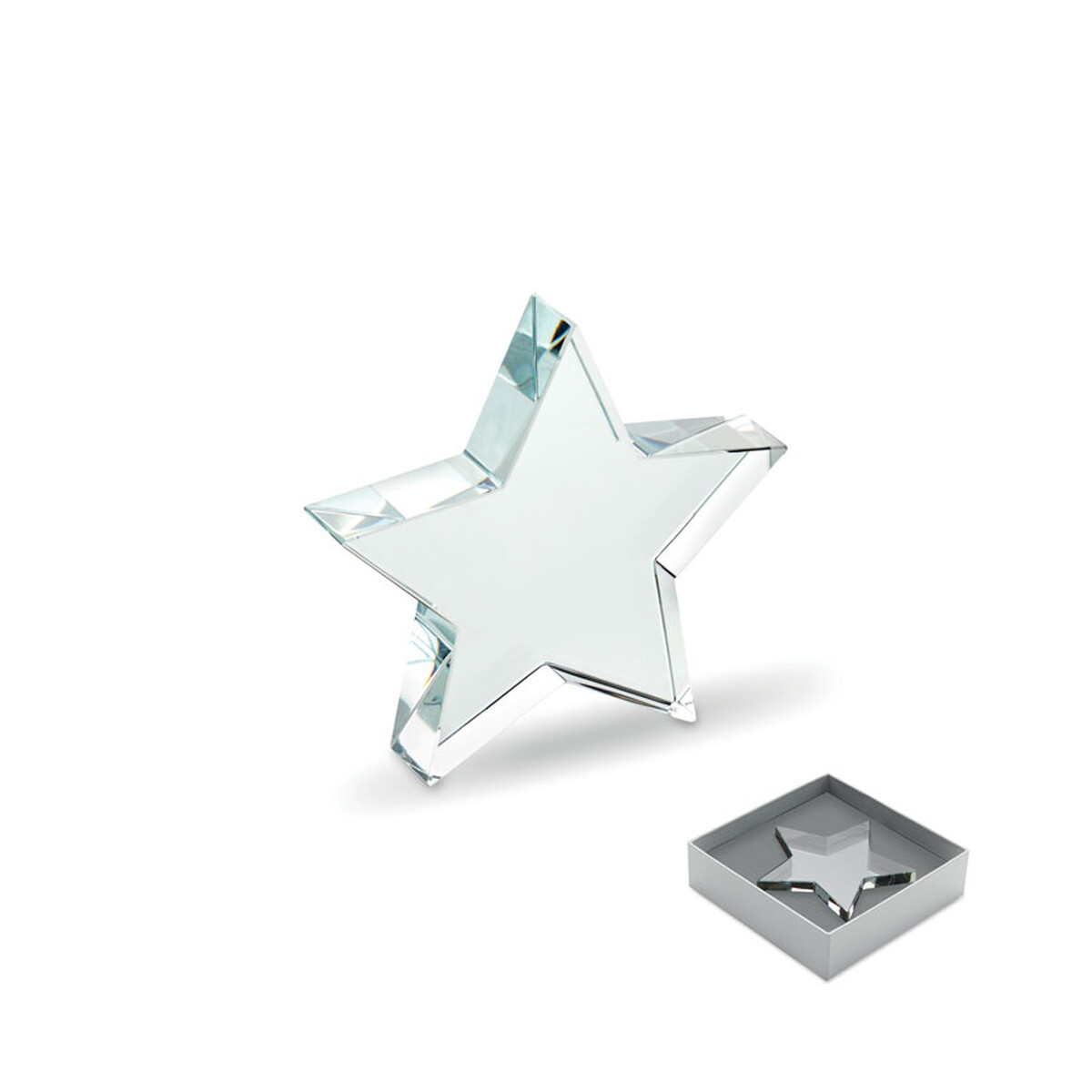 Szklana statuetka gwiazda STARWARD - przezroczysta mo2660-22
