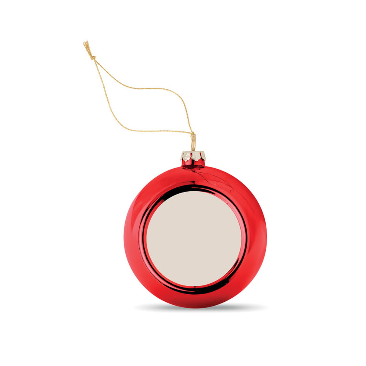 Bombka do sublimacji HAPPY BALL - czerwona cx1466-05