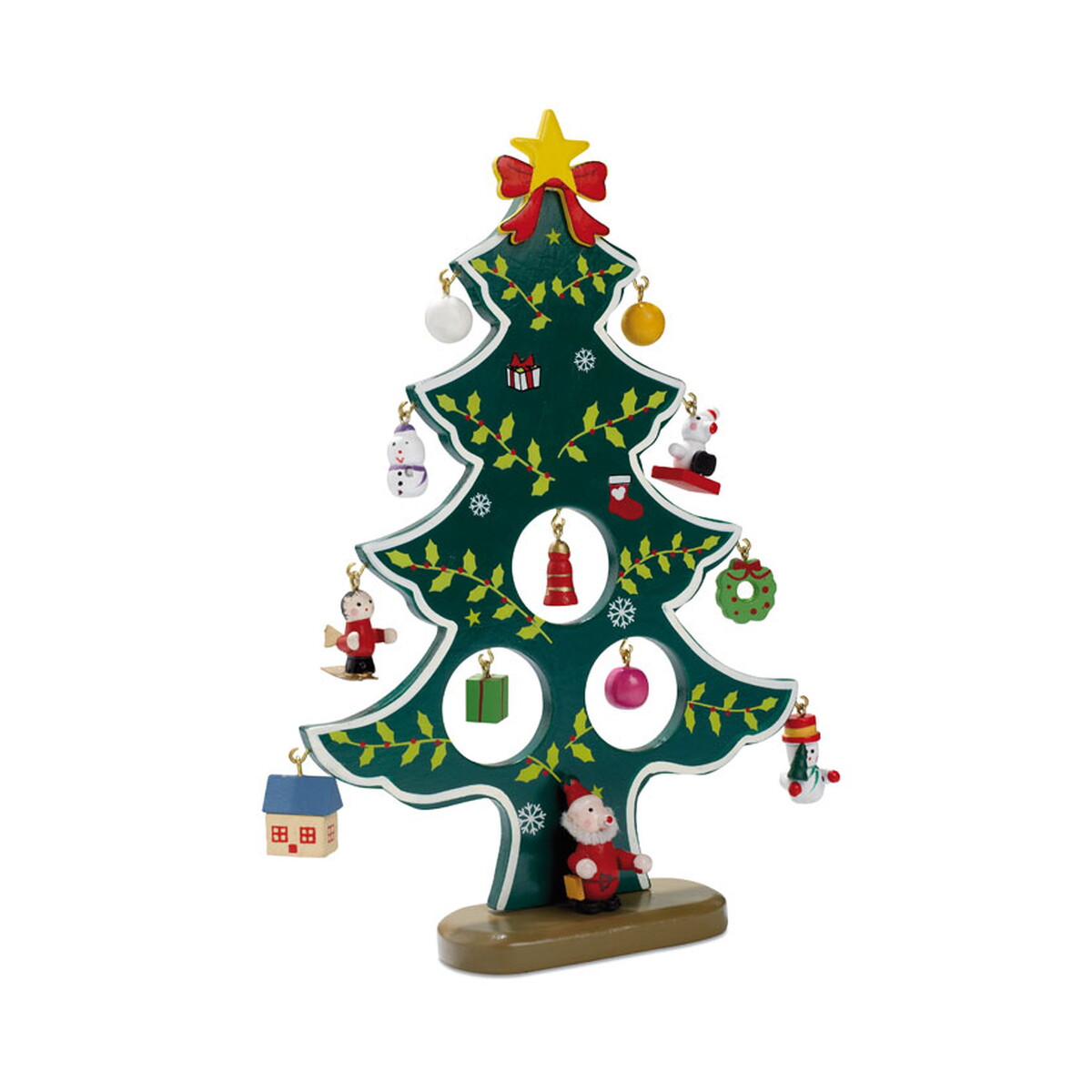 Drewniana choinka WOODTREE - zielona cx1278-09