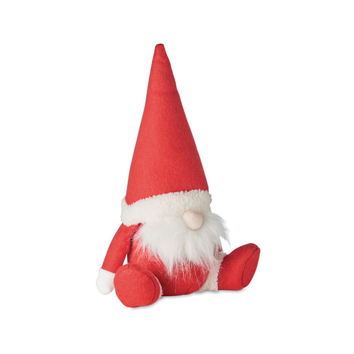 Świąteczny krasnal, filc DWARF - czerwony cx1482-05