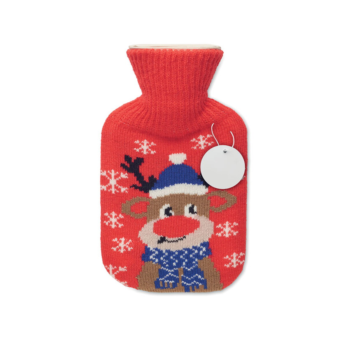 Termofor na gorącą wodę 250 ml AARHUS - czerwony cx1543-05