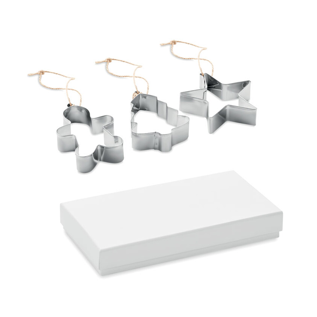 Zestaw do ciasteczek CUQUI SET - srebrny mat cx1483-16