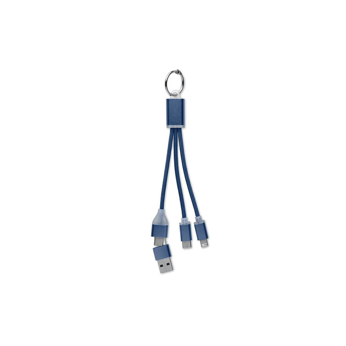 Kabel ładujący 4 w 1 typu C BLUE - francuski granatowy mo2141-85