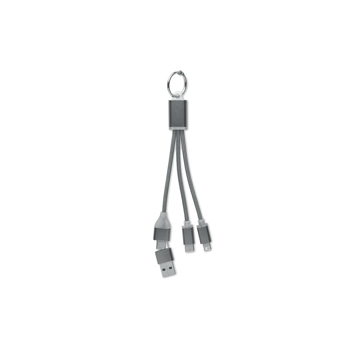 Kabel ładujący 4 w 1 typu C BLUE - tytanowy mo2141-18