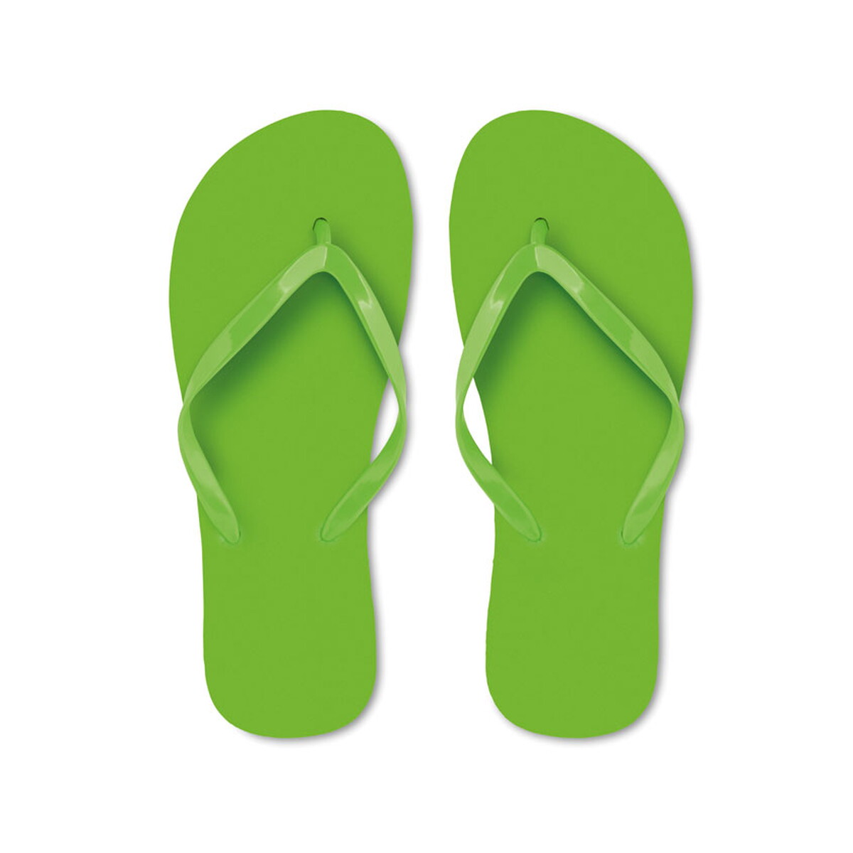 Klapki PE L EXISTING ITEM NO NEED - limonkowe mo2588-48