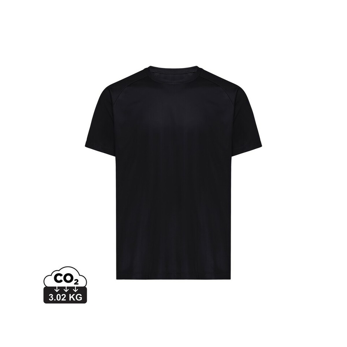 Koszulka sportowa Iqoniq Tikal, poliester z recyklingu - czarna T9102.001.XXS__S_0