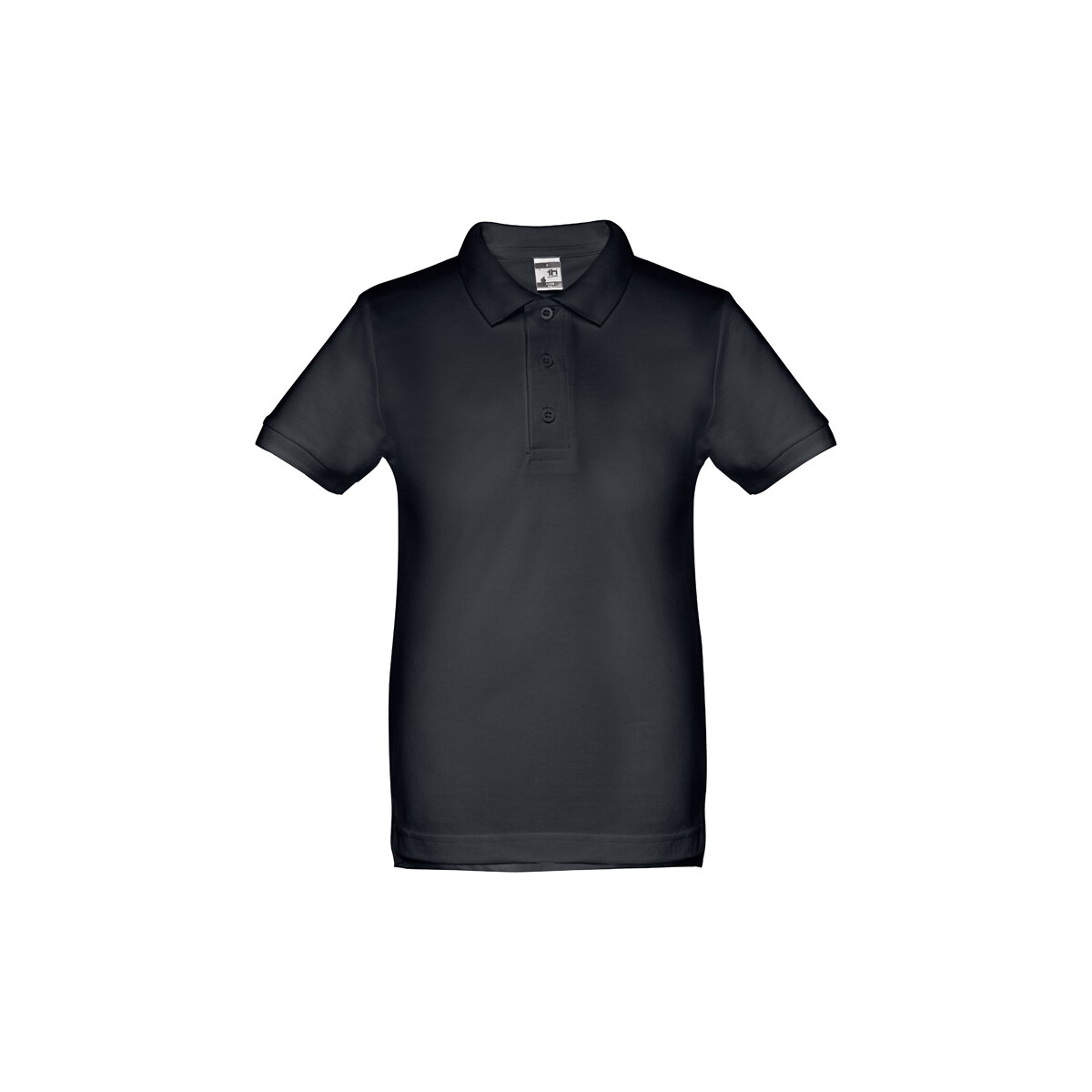 THC ADAM KIDS II. Bawełniana koszulka polo z krótkim rękawem dla dzieci (unisex) - Ciemny granat 11185_184-a