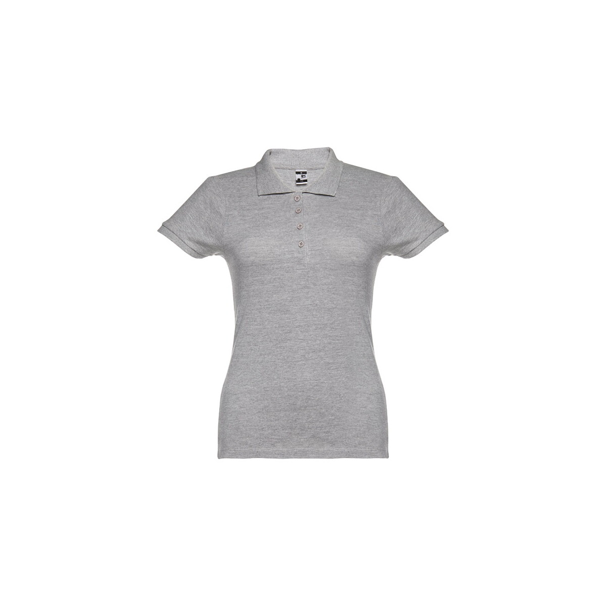 THC EVE II. Damski polo t-shirt - Jasnoszary melanż 11169_183-a