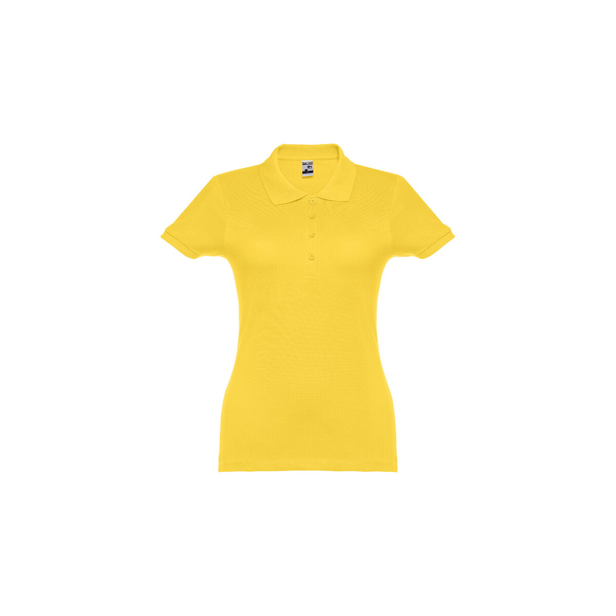 THC EVE II. Damski polo t-shirt - Żółty 11169_108-a