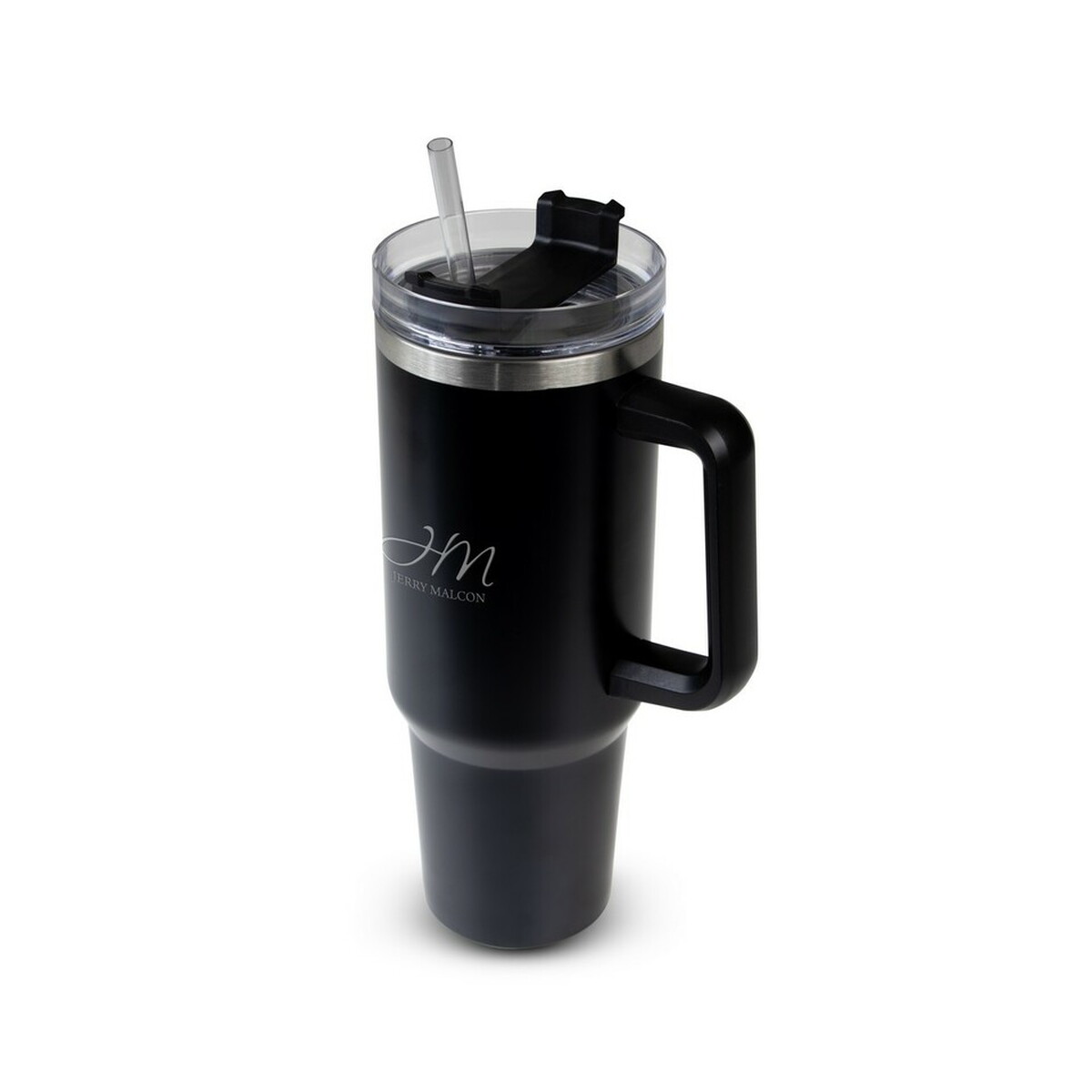 Kubek termiczny 1200 ml z ergonomicznym uchwytem | Stasimus - czarny VA060-03_ILG01