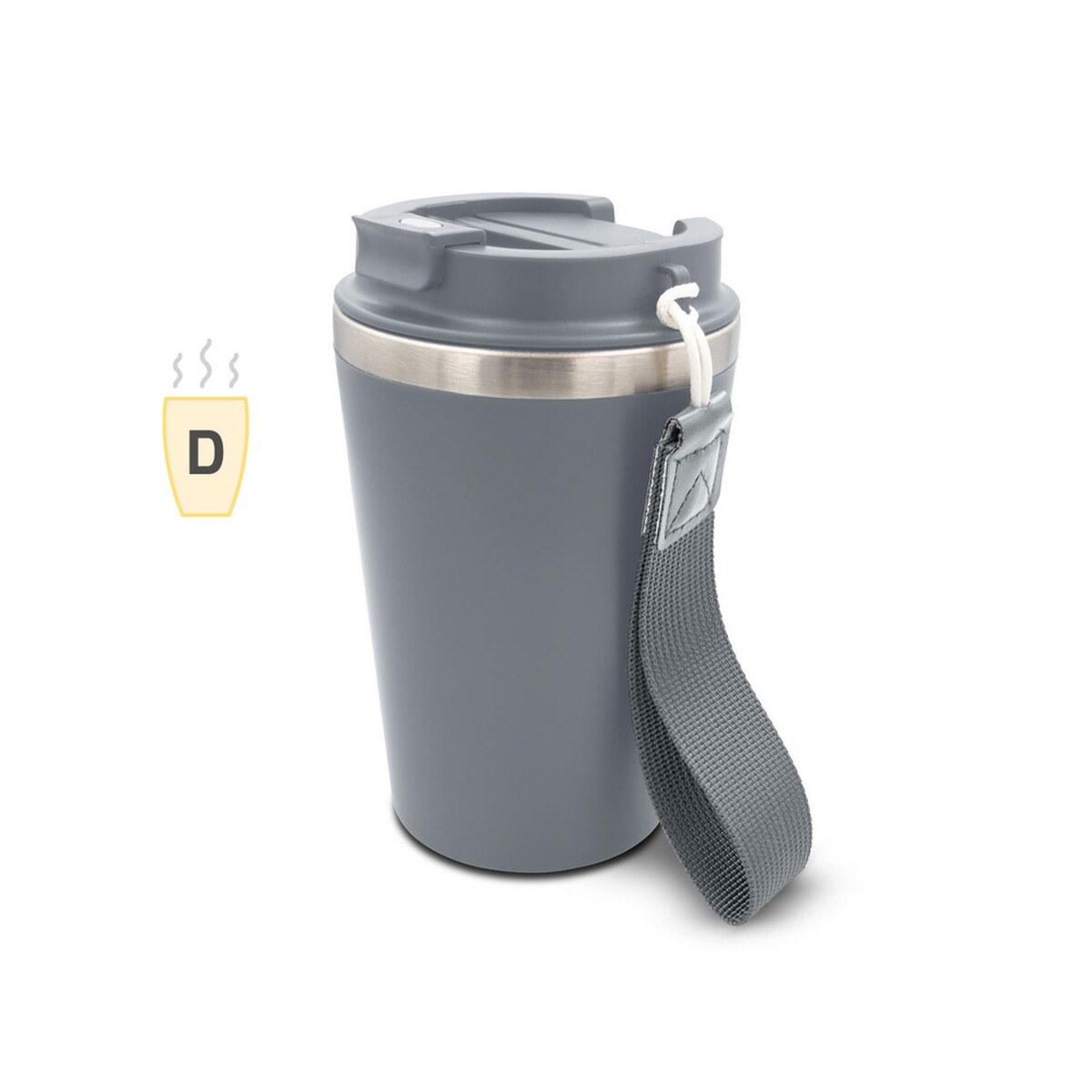 Kubek termiczny 350 ml | Nairod - szary VA057-19_AAA00