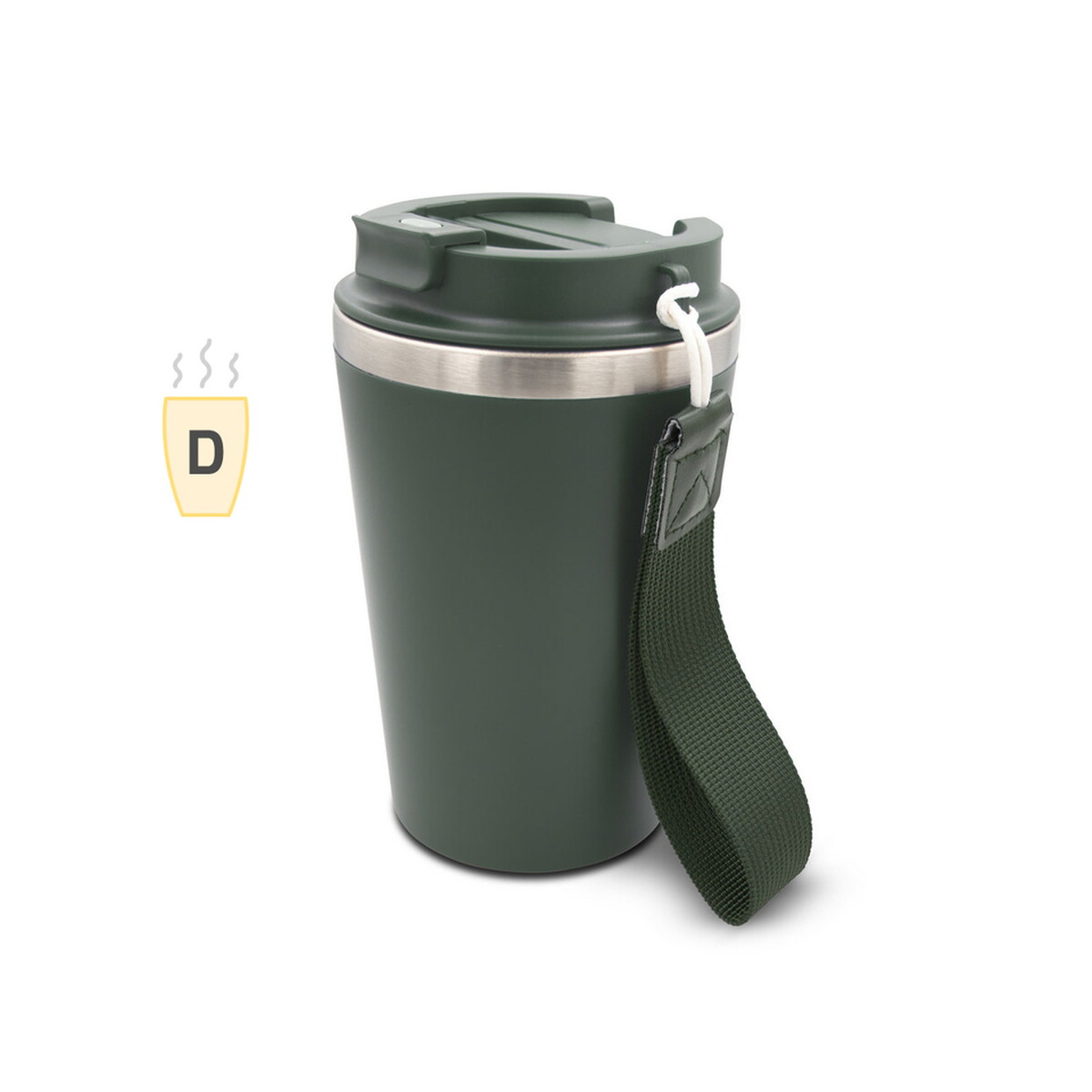 Kubek termiczny 350 ml | Nairod - zielony VA057-06_AAA00