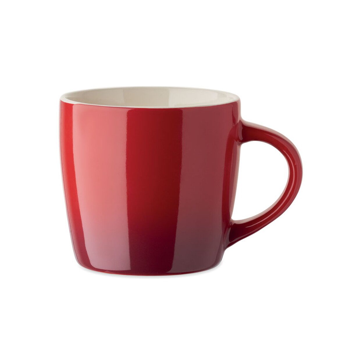 Kubek ceramiczny 300ml PEZE - czerwony mo2564-05