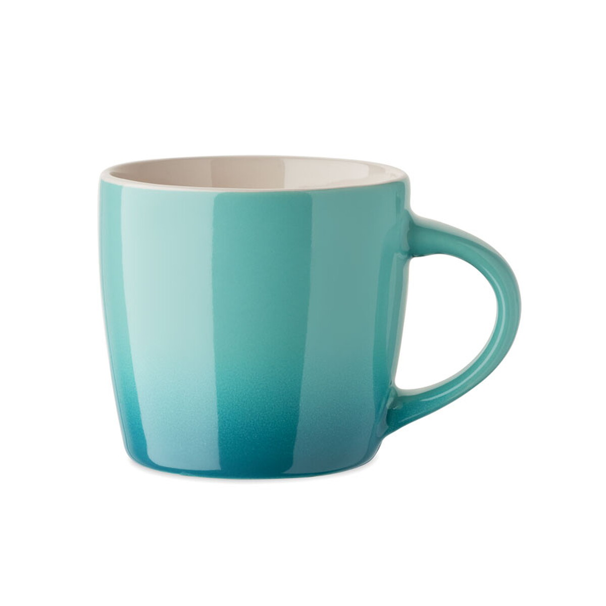 Kubek ceramiczny 300ml PEZE - turkusowy mo2564-12