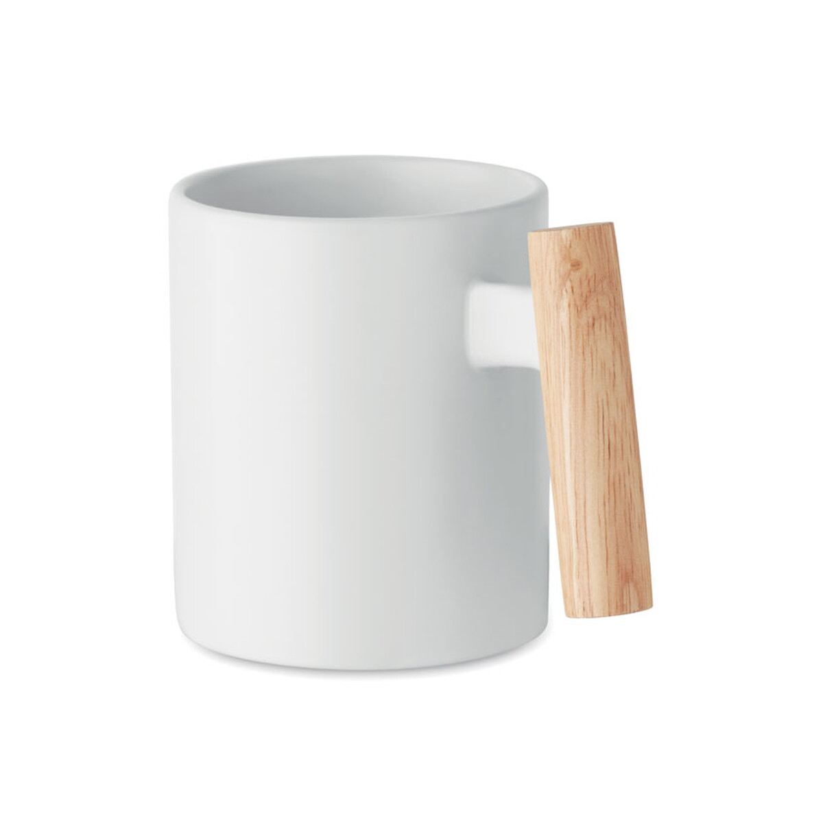 Kubek ceramiczny 320 ml CRENATE - biały mo2721-06