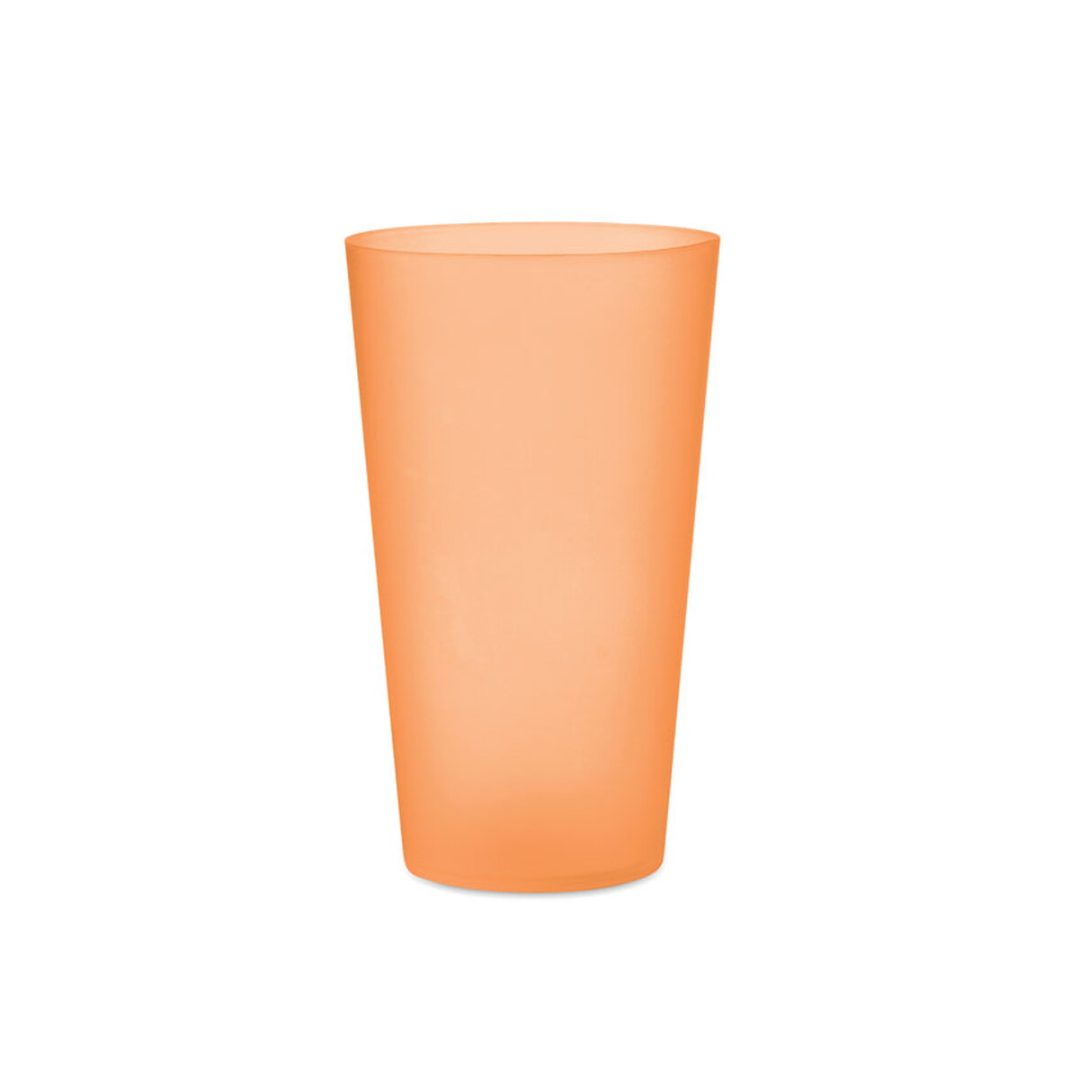 Kubek eventowy 500 ml FESTA LARGE - przezroczysty pomarańczowy mo9907-29
