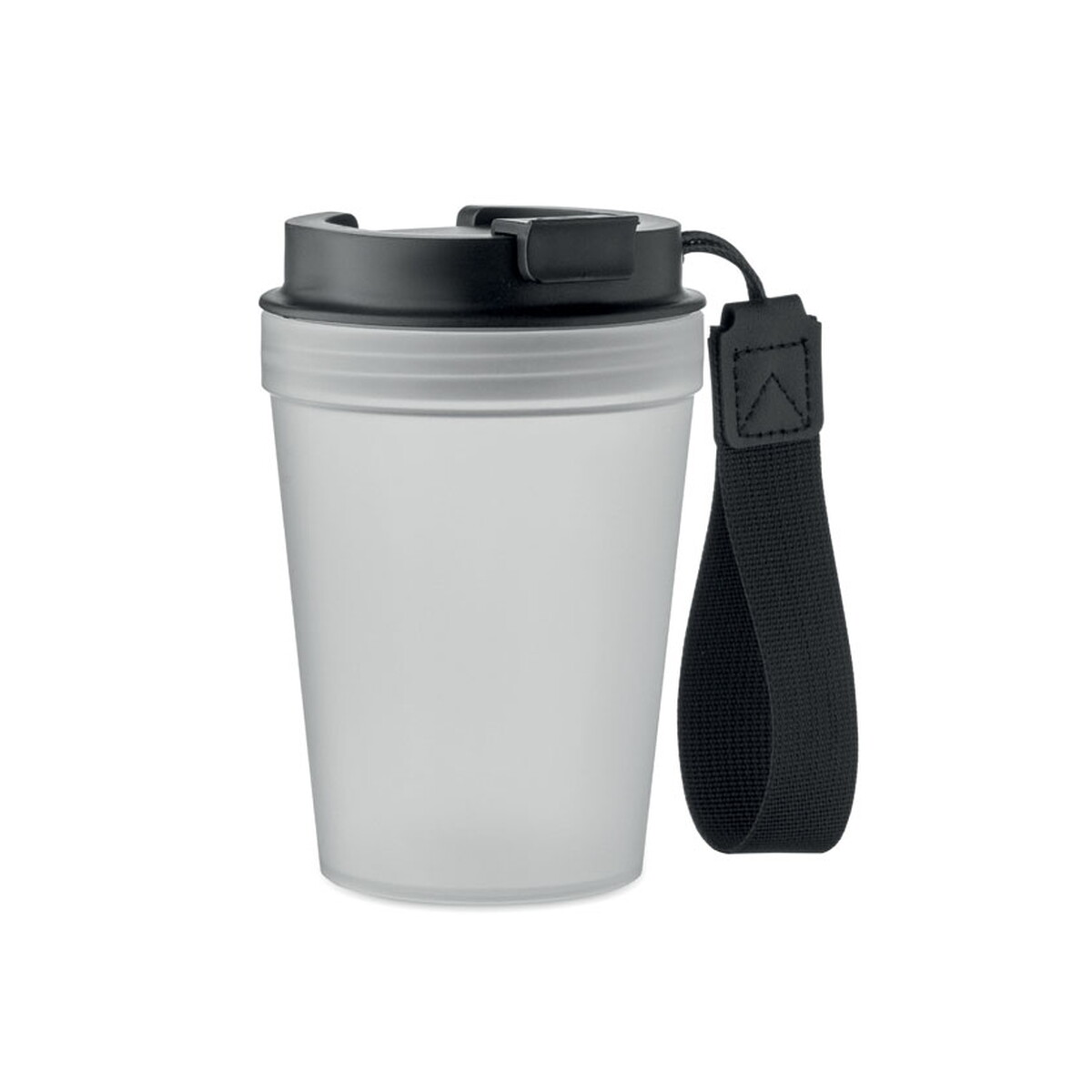 Kubek jednościenny 300 ml ISFORDEN TUMBLER - przezroczysty biały mo2670-26