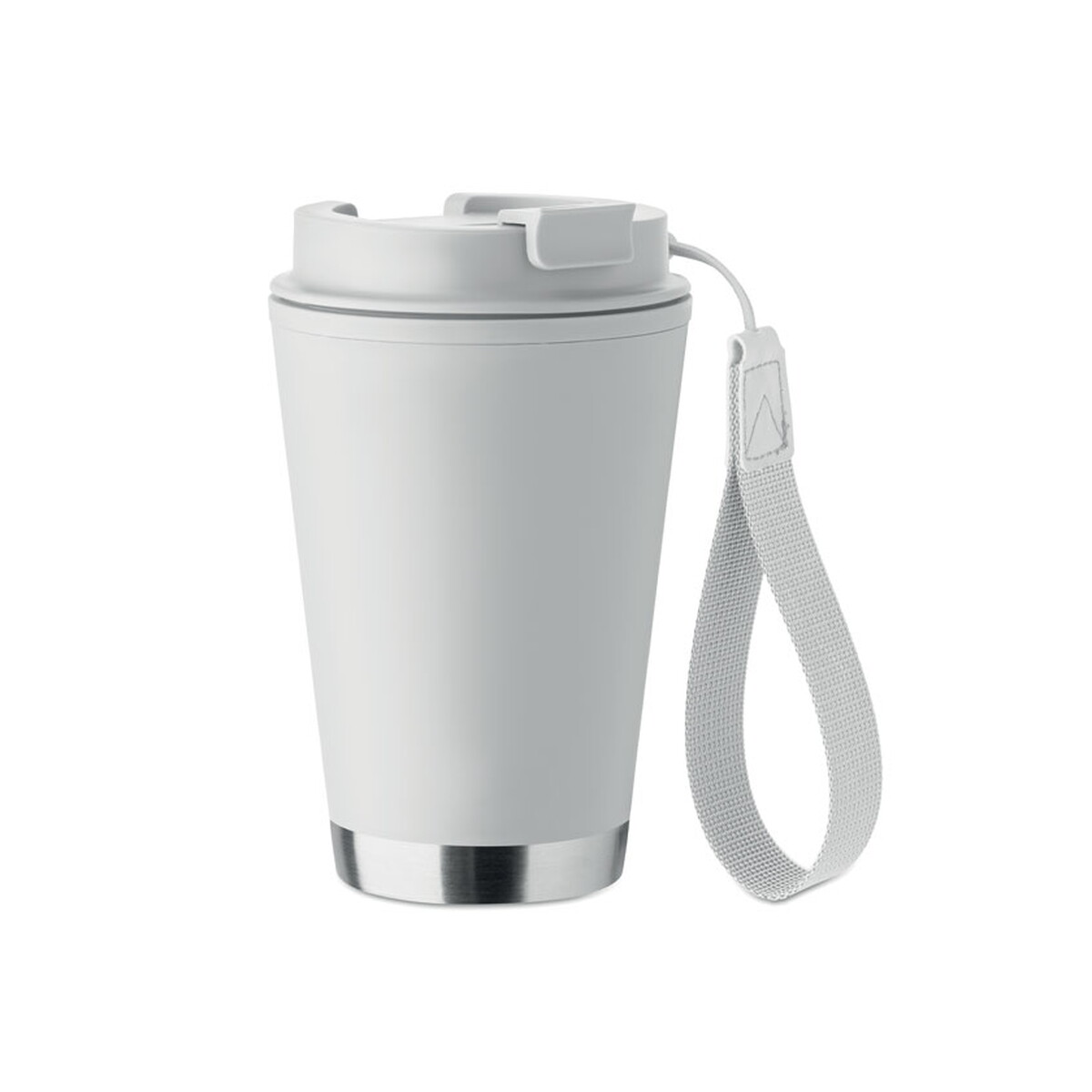 Kubek z podwójną ścianką 300 ml TOPIZ - biały mo2596-06