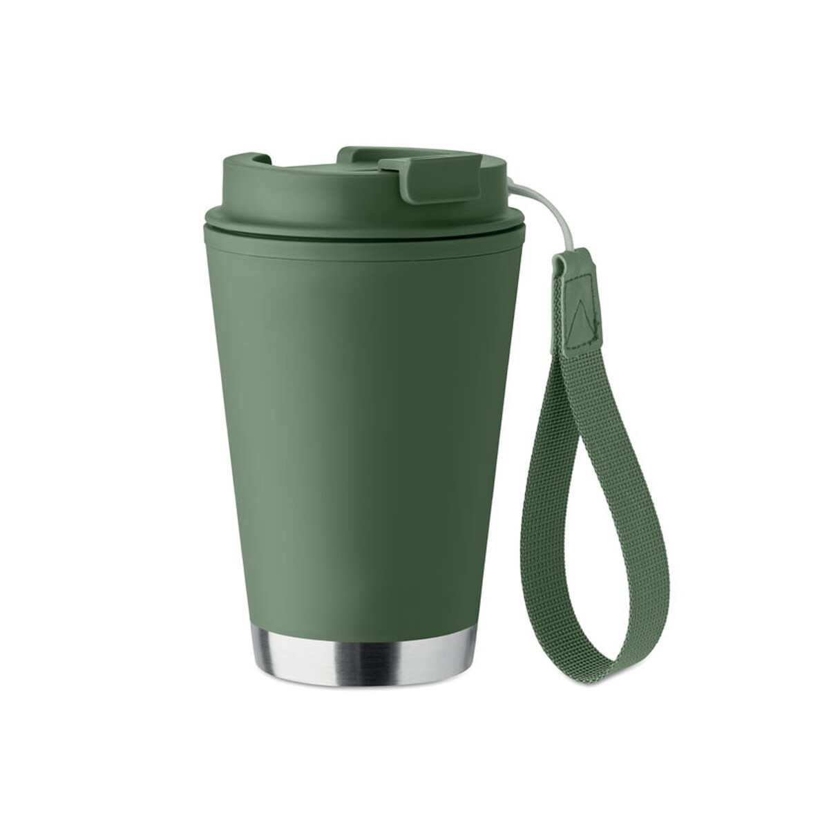 Kubek z podwójną ścianką 300 ml TOPIZ - ciemnozielony mo2596-60