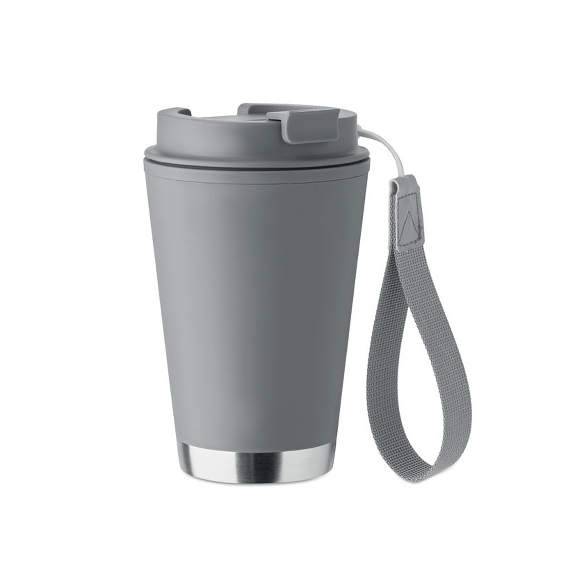 Kubek z podwójną ścianką 300 ml TOPIZ - kamienny szary mo2596-15