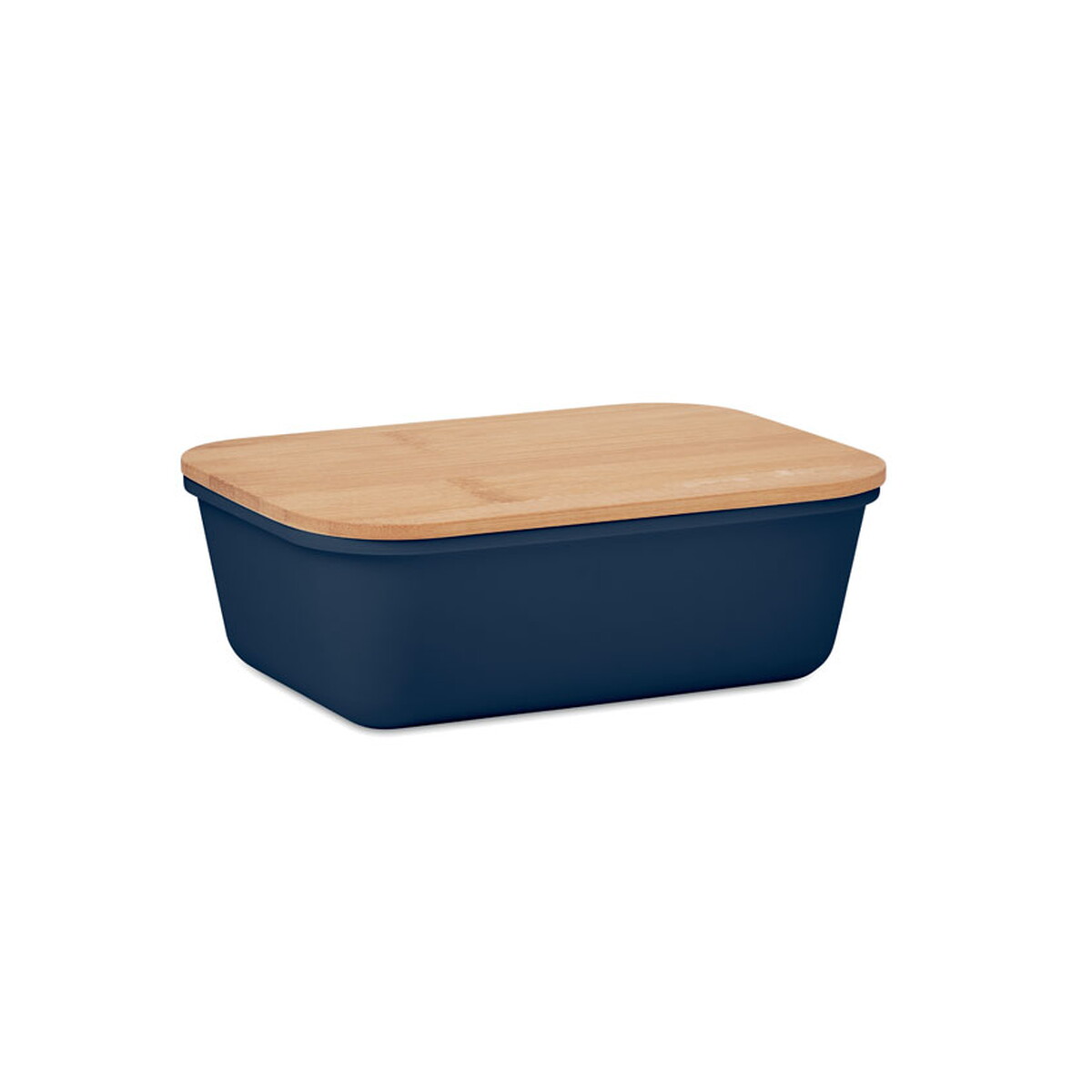 Lunchbox z bambusową pokrywką THURSDAY - francuski granatowy mo6240-85