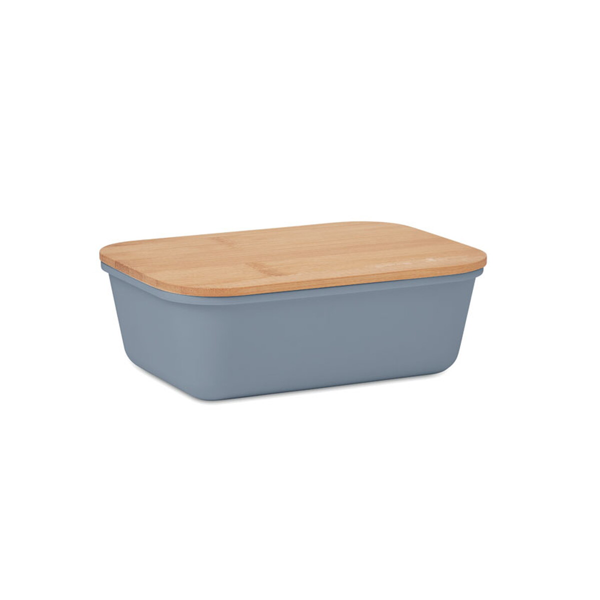 Lunchbox z bambusową pokrywką THURSDAY - petrolowy mo6240-20