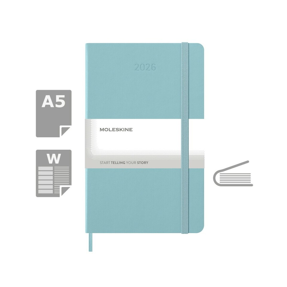 Kalendarz MOLESKINE - błękitny VM399.2026-23_AAA00