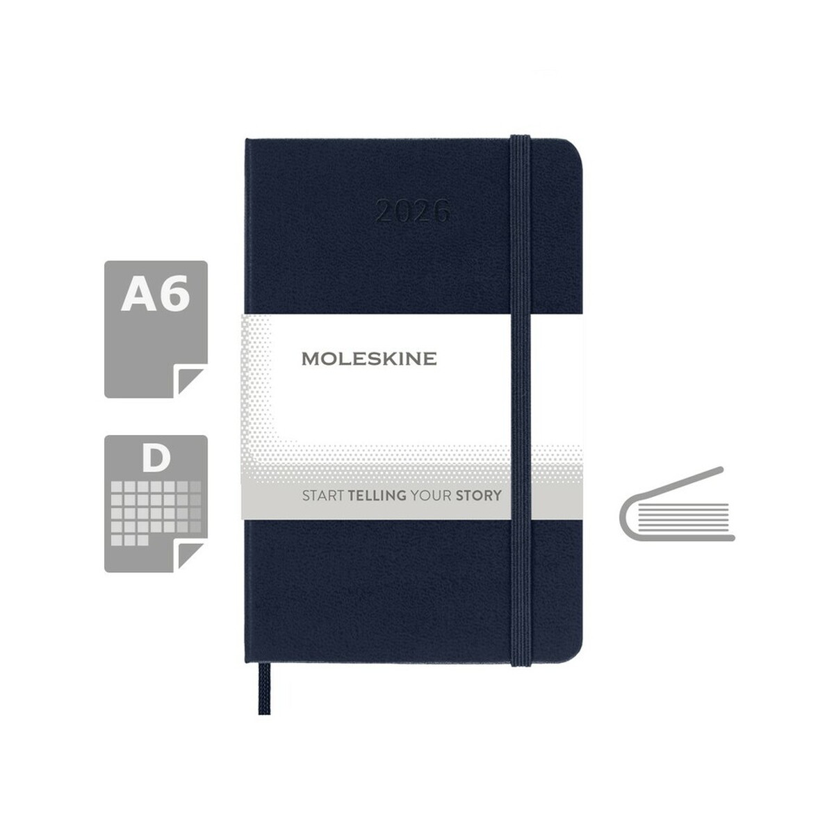 Kalendarz MOLESKINE - ciemnoniebieski VM292.2026-27_AAA00