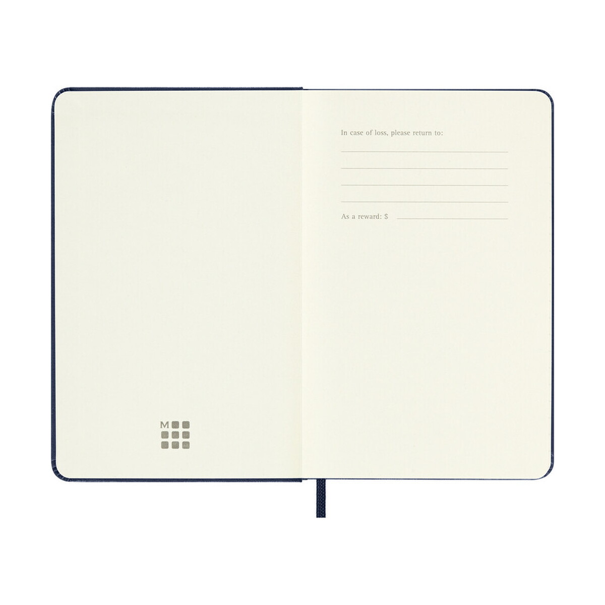 Notatniki z logo – kalendarz moleskine – ciemnoniebieski VM292.2026-27_INS01 Kalendarz MOLESKINE - ciemnoniebieski VM292.2026-27_INS01