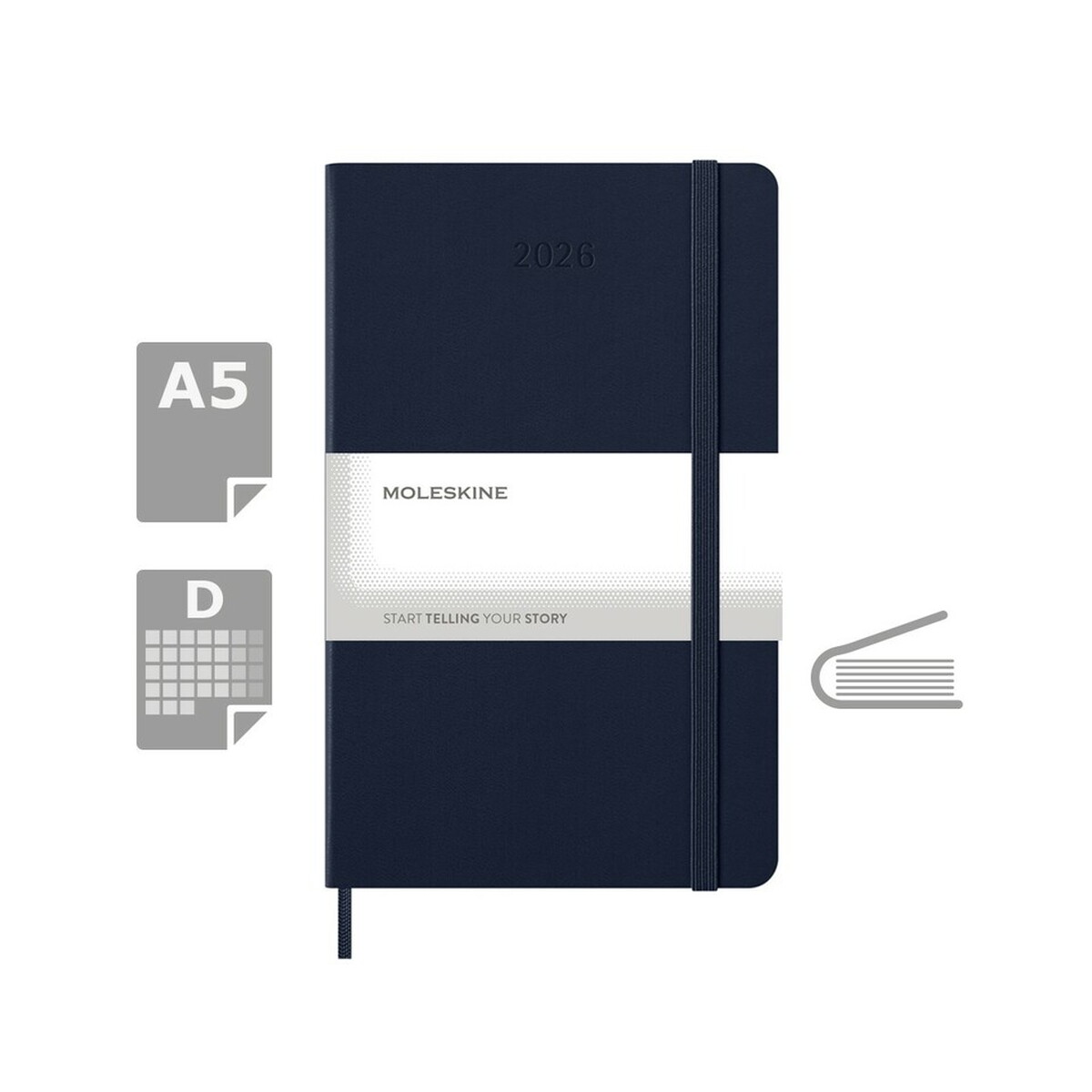 Kalendarz MOLESKINE - ciemnoniebieski VM394.2026-27_AAA00