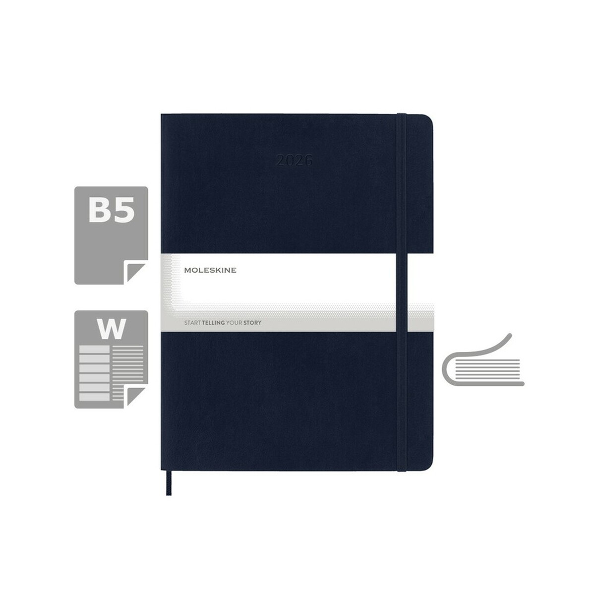 Kalendarz MOLESKINE - ciemnoniebieski VM493.2026-27_AAA00