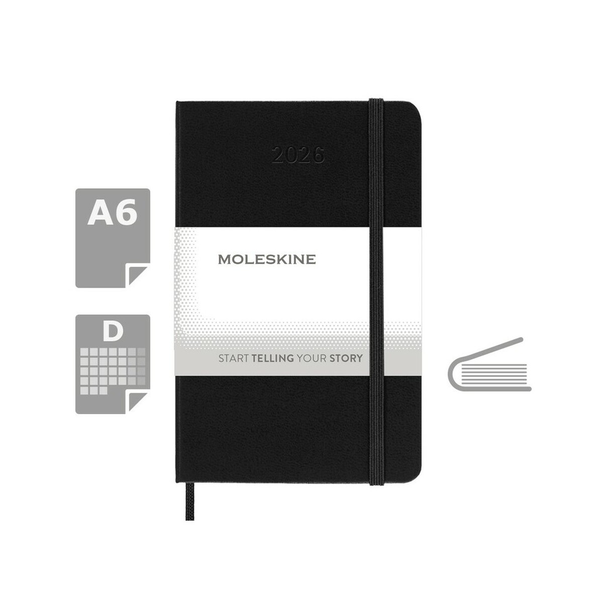 Kalendarz MOLESKINE - czarny VM292.2026-03_AAA00