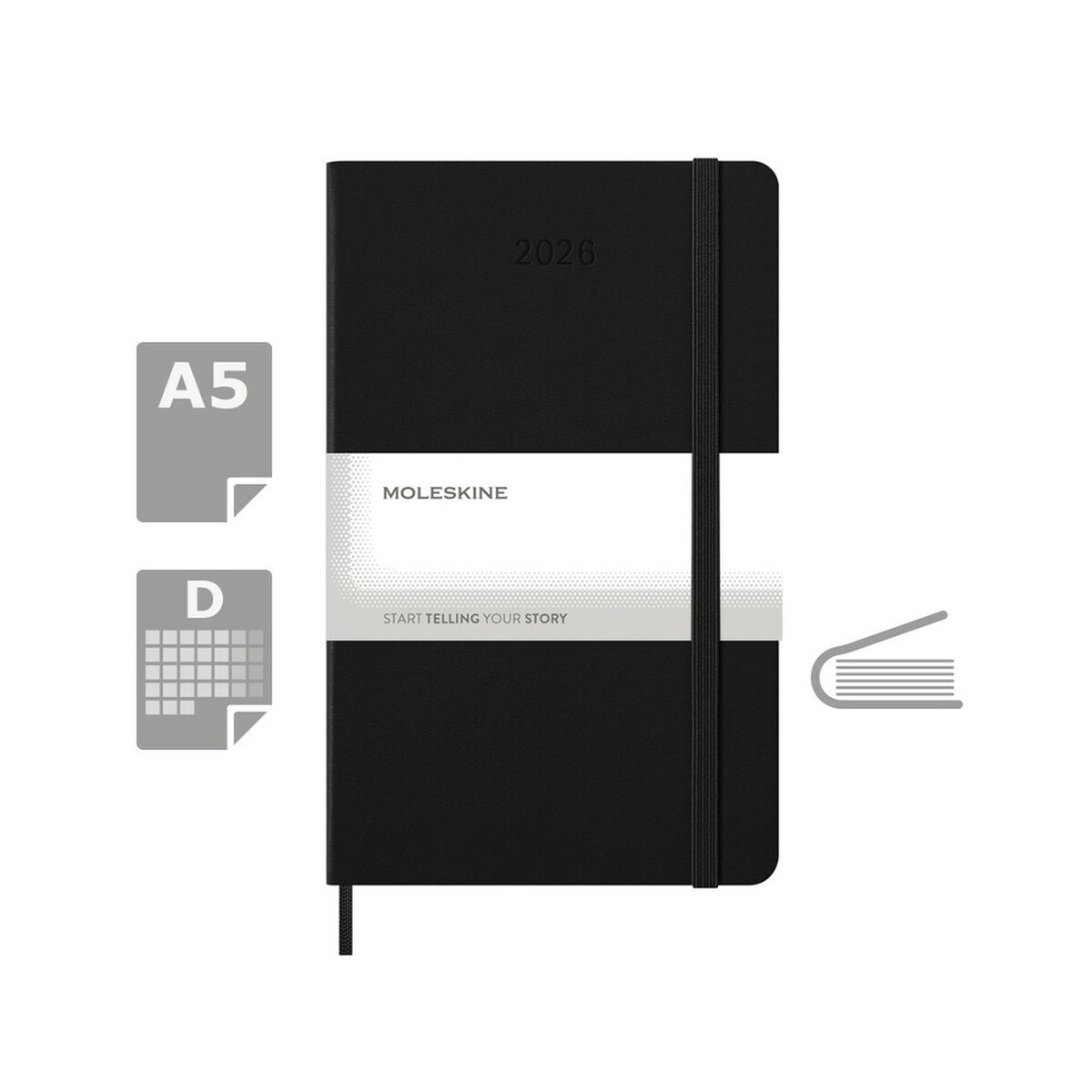 Kalendarz MOLESKINE - czarny VM394.2026-03_AAA00