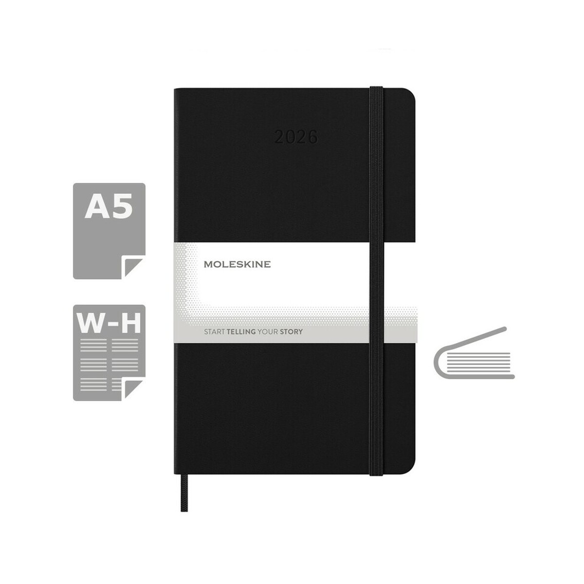 Kalendarz MOLESKINE - czarny VM396.2026-03_AAA00