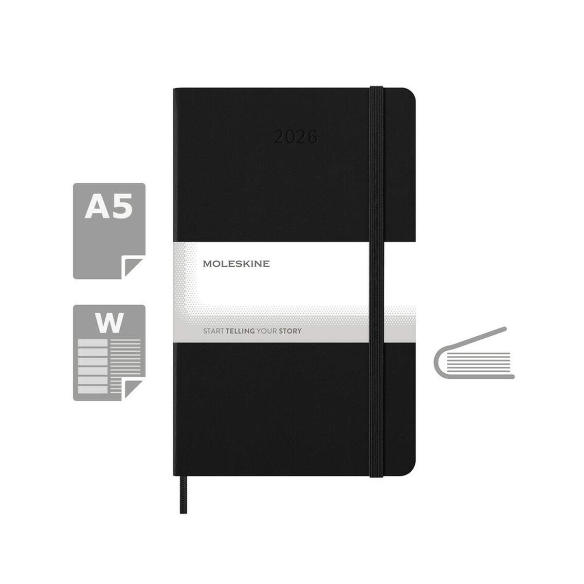 Kalendarz MOLESKINE - czarny VM399.2026-03_AAA00
