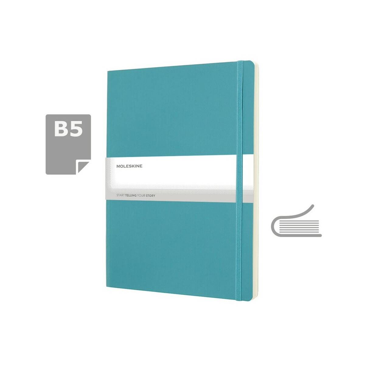 MOLESKINE Notatnik ok. B5 - turkusowy VM402-29_AAA00