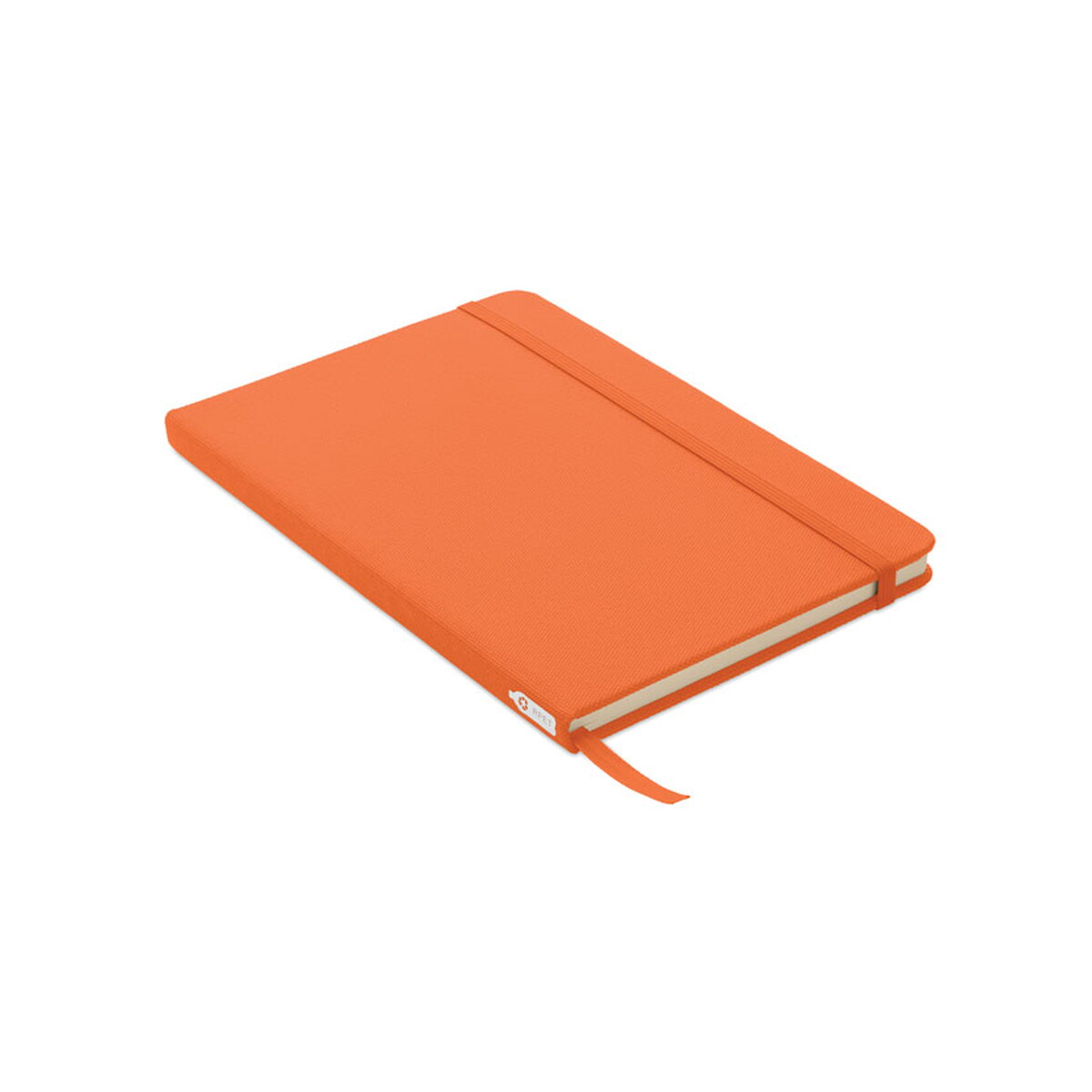 Notatnik A5, okładka 600D RPET NOTE RPET - pomarańczowy mo9966-10