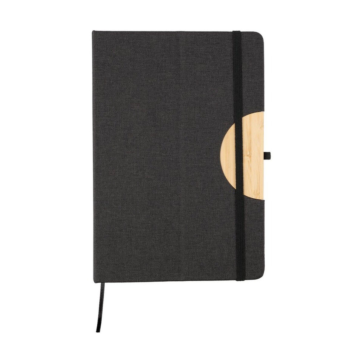 Notatniki z logo – notatnik ok. a5 rpet – czarny VA210-03_AAB01 Notatnik ok. A5 RPET - czarny VA210-03_AAB01