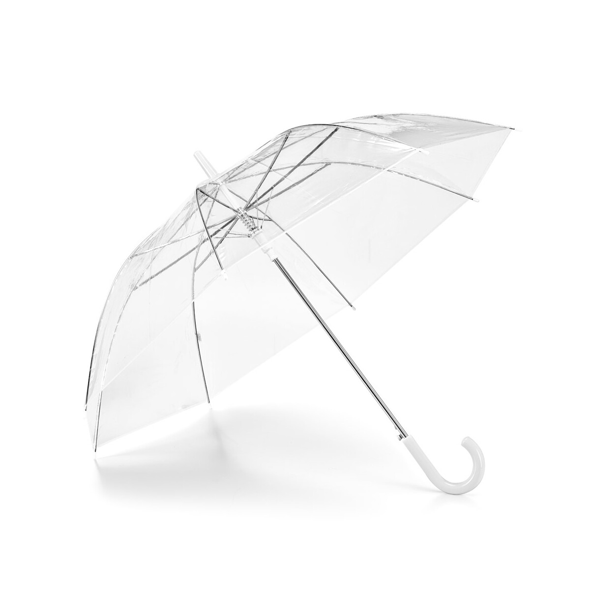 NICHOLAS. Przezroczysty parasol POE z automatycznym otwieraniem - biały 99143_106
