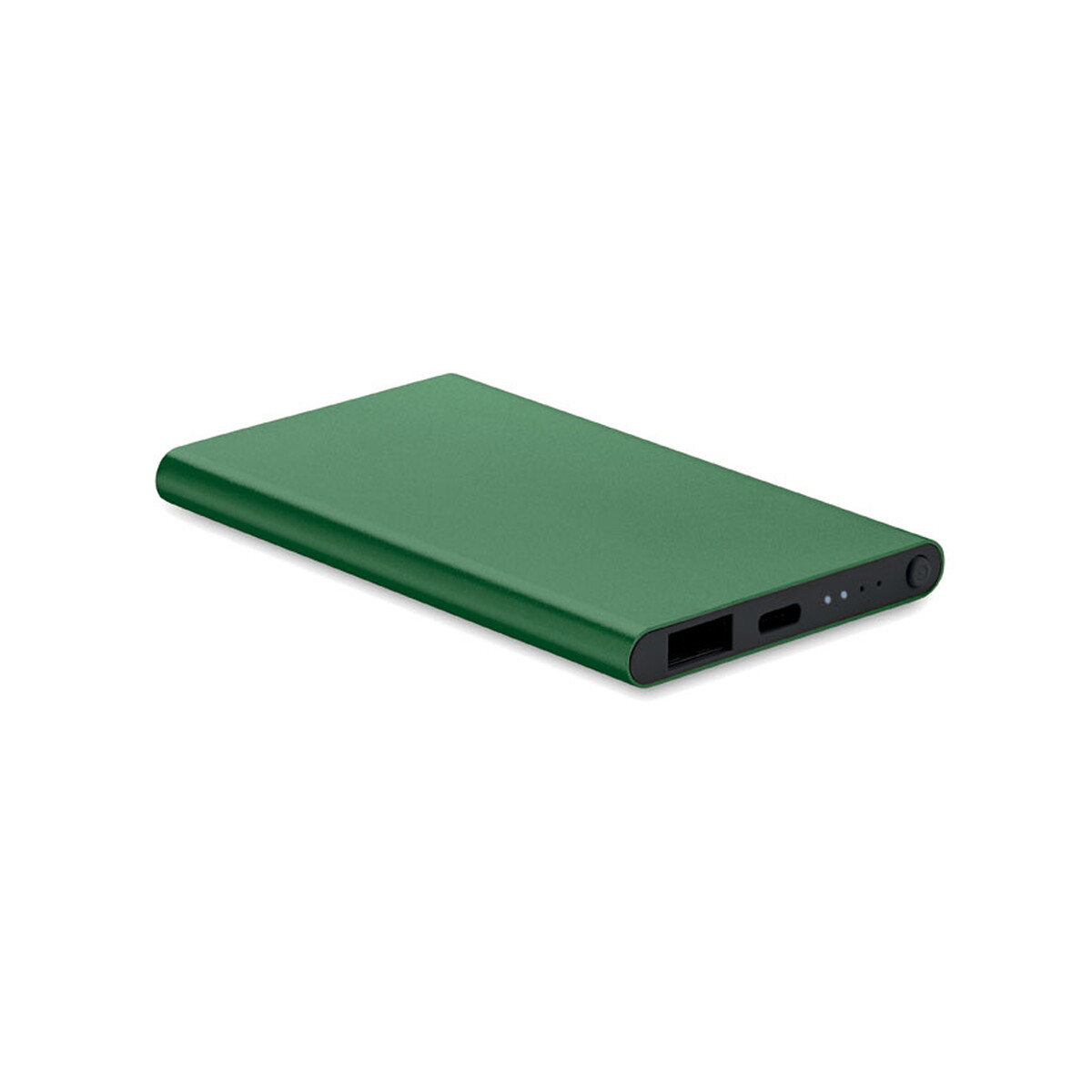 Power Bank 4000 mAh typ C POWERFLAT C - ciemnozielony mo6825-60